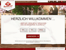 Tablet Screenshot of berentzen-hof.de